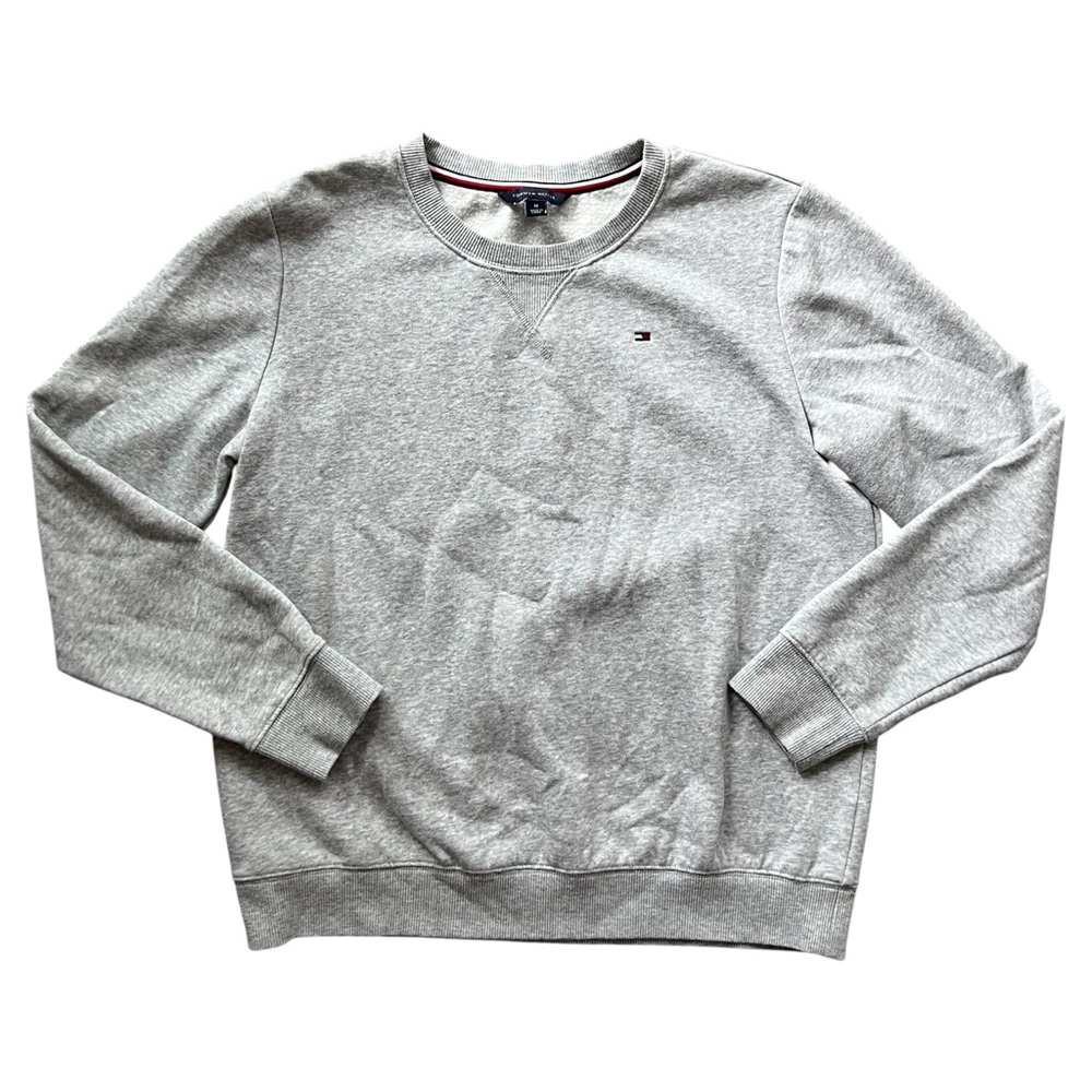 Tommy Hilfiger Gray Pullover Crewneck | Size Medium